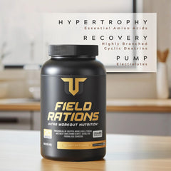 Troponin Field Rations being poured into a shaker for quick, reliable energy during training