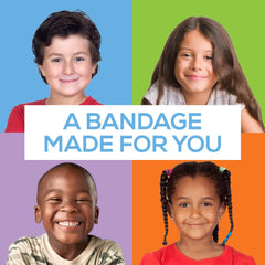 Tru-Colour waterproof, flexible fabric bandages move with you for daily comfort.