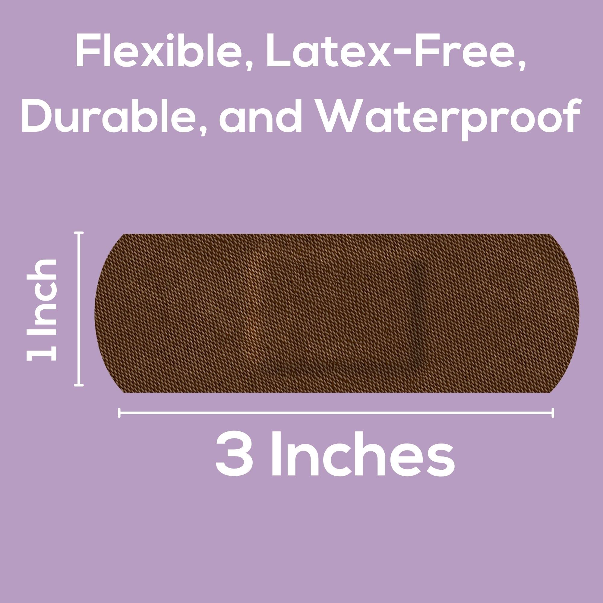 Tru-Colour latex-free adhesive label highlighting skin-friendly option.