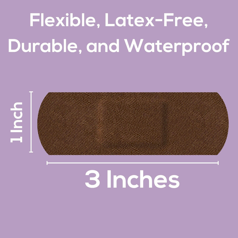Tru-Colour latex-free adhesive label highlighting skin-friendly option.