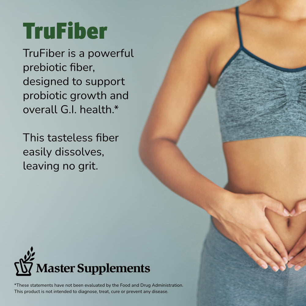 TruFiber scoop-measuring helps you portion the prebiotic fiber accurately.