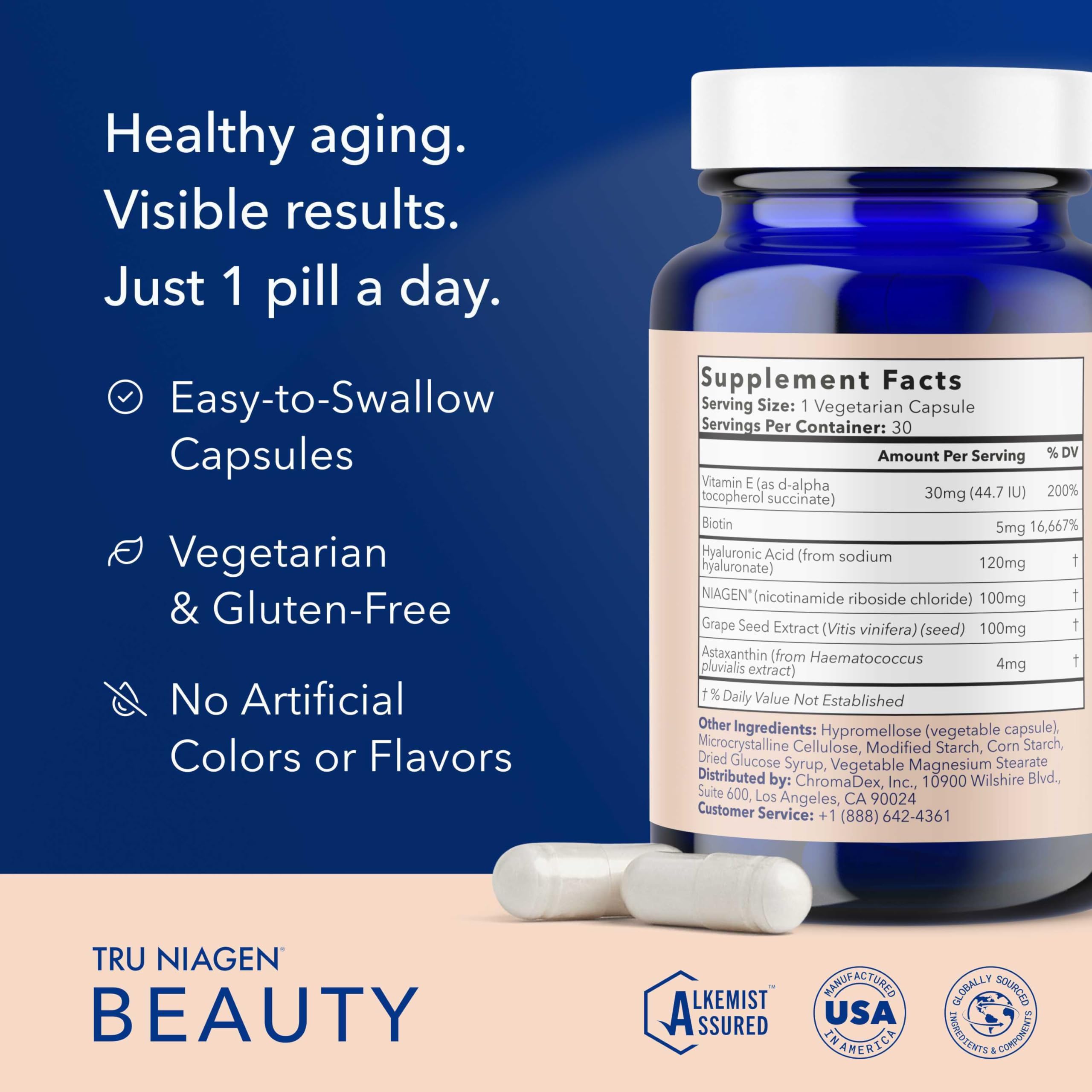 TRU NIAGEN Beauty NAD+ travel pack image for on-the-go use