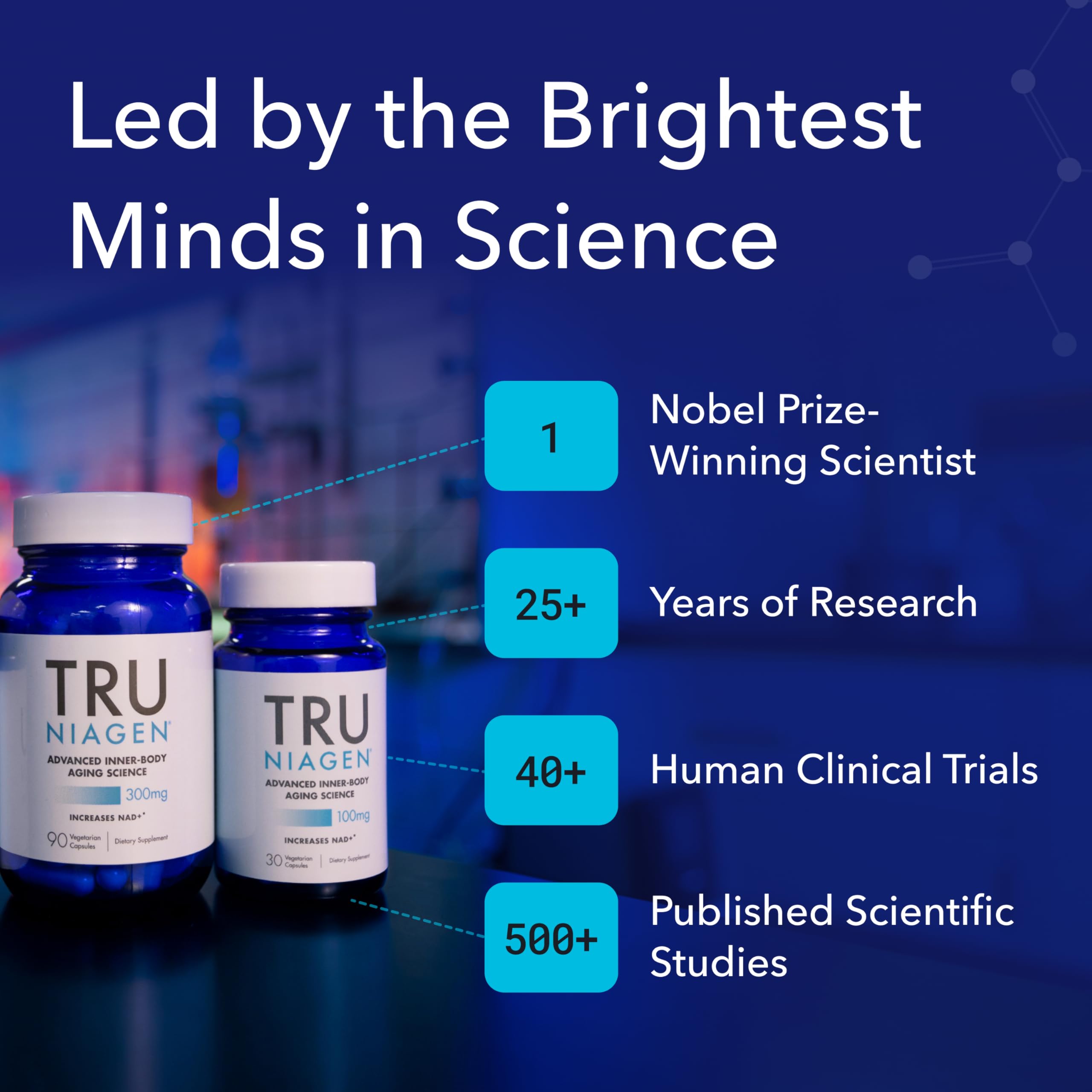 TRU NIAGEN Beauty NAD+ lifestyle shot for a daily routine