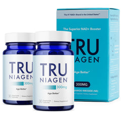 TRU NIAGEN bottle front view highlighting NAD+ energy support.