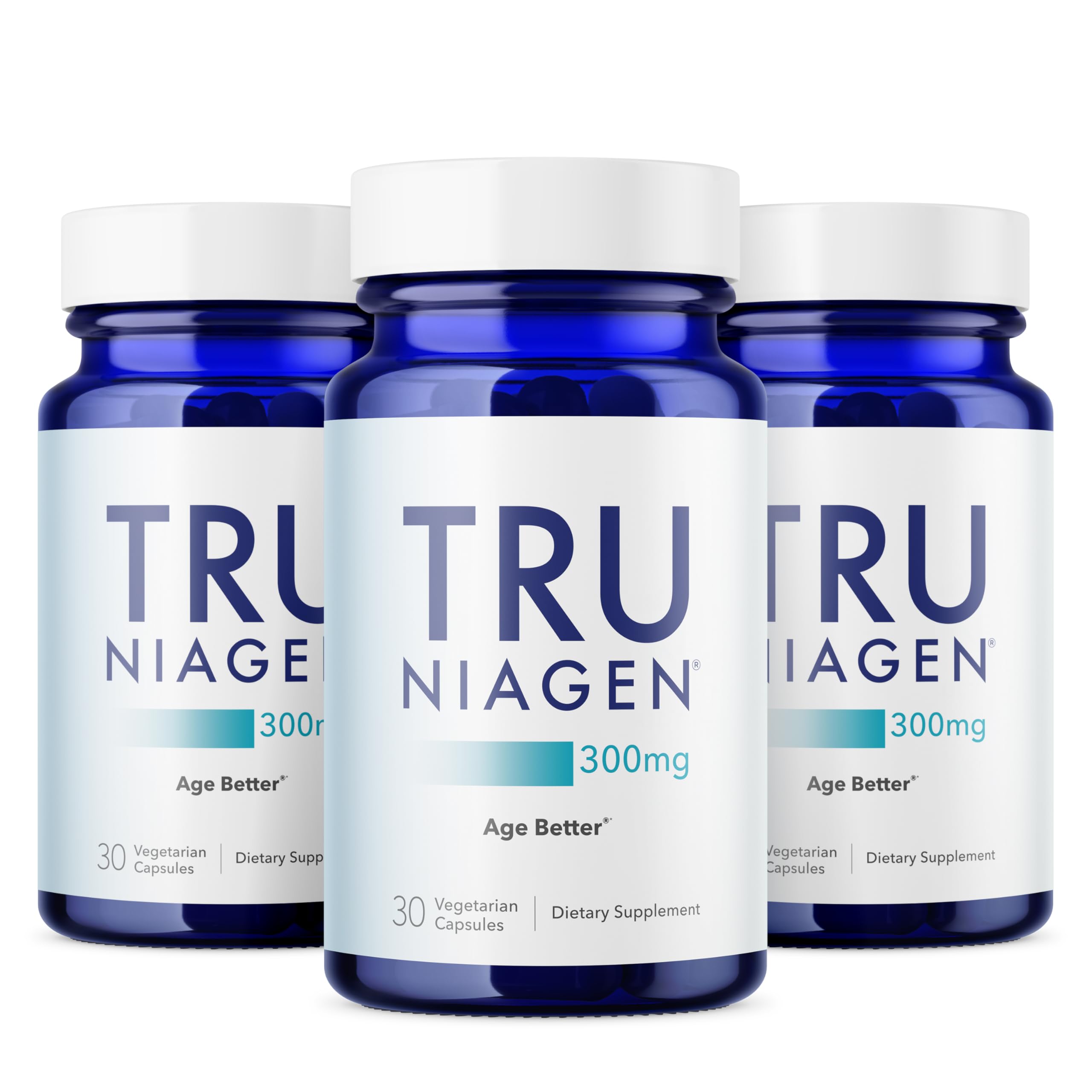 TRU NIAGEN bottle pour showing daily NAD+ support for energy