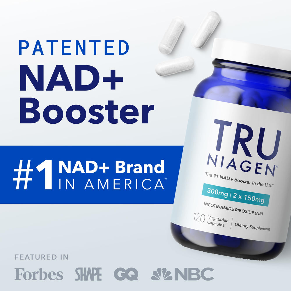 TRU NIAGEN packaging box suggesting laboratory-grade formulation.
