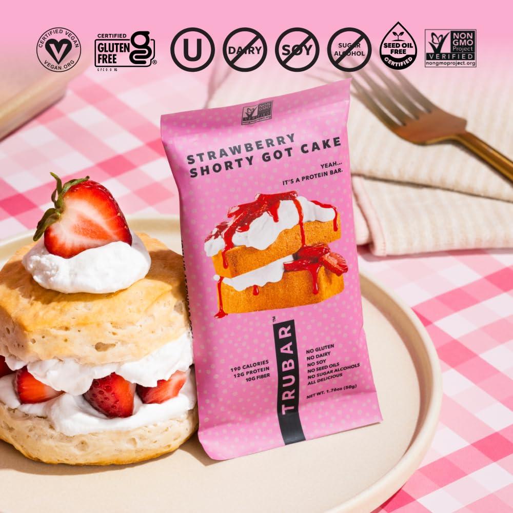 Ingredients list emphasizes simple, pronounceable components for vegan, non-GMO claims.