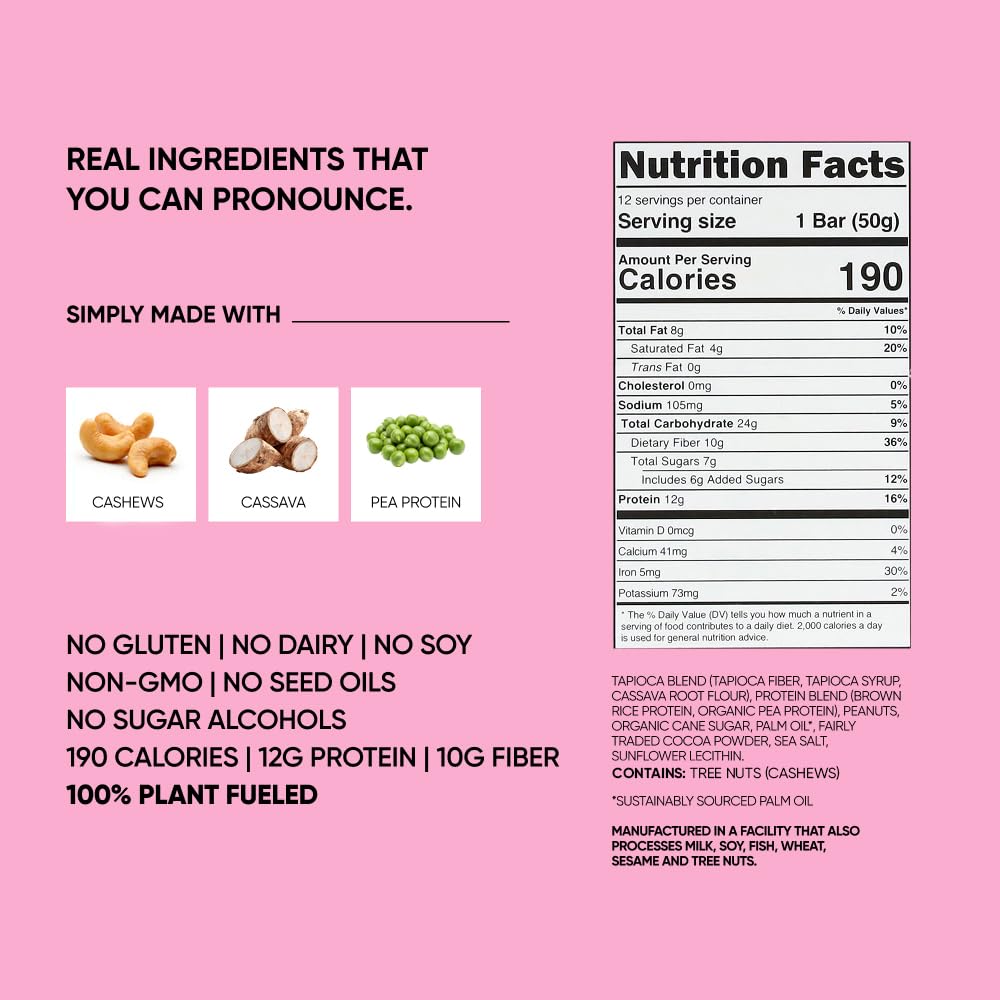 TRUBAR Strawberry Shorty Got Cake bar, unwrapped, ready for on-the-go indulgence.