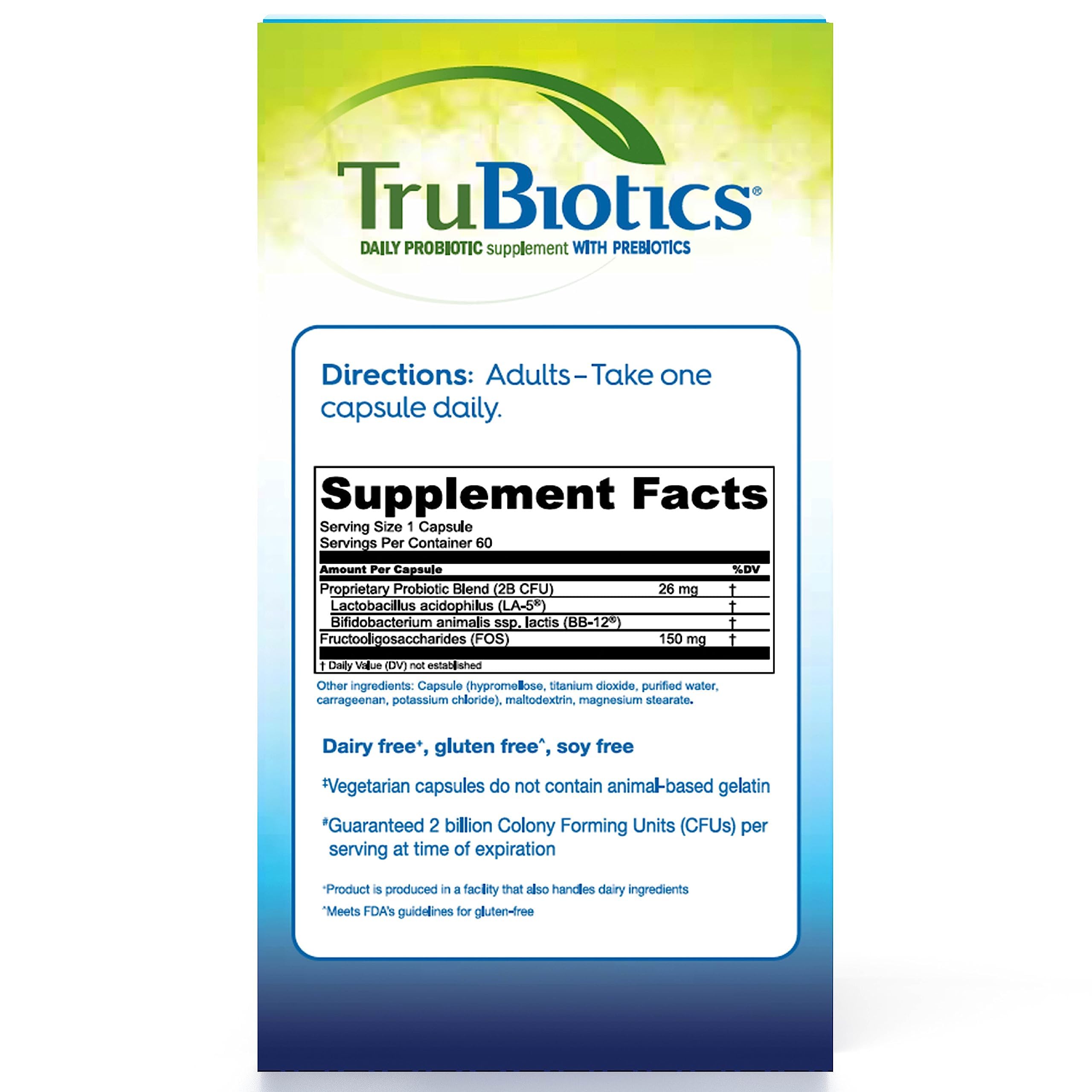 TruBiotics clinically studied strains BB-12 and LA-5 demonstrate strong GI survivability.
