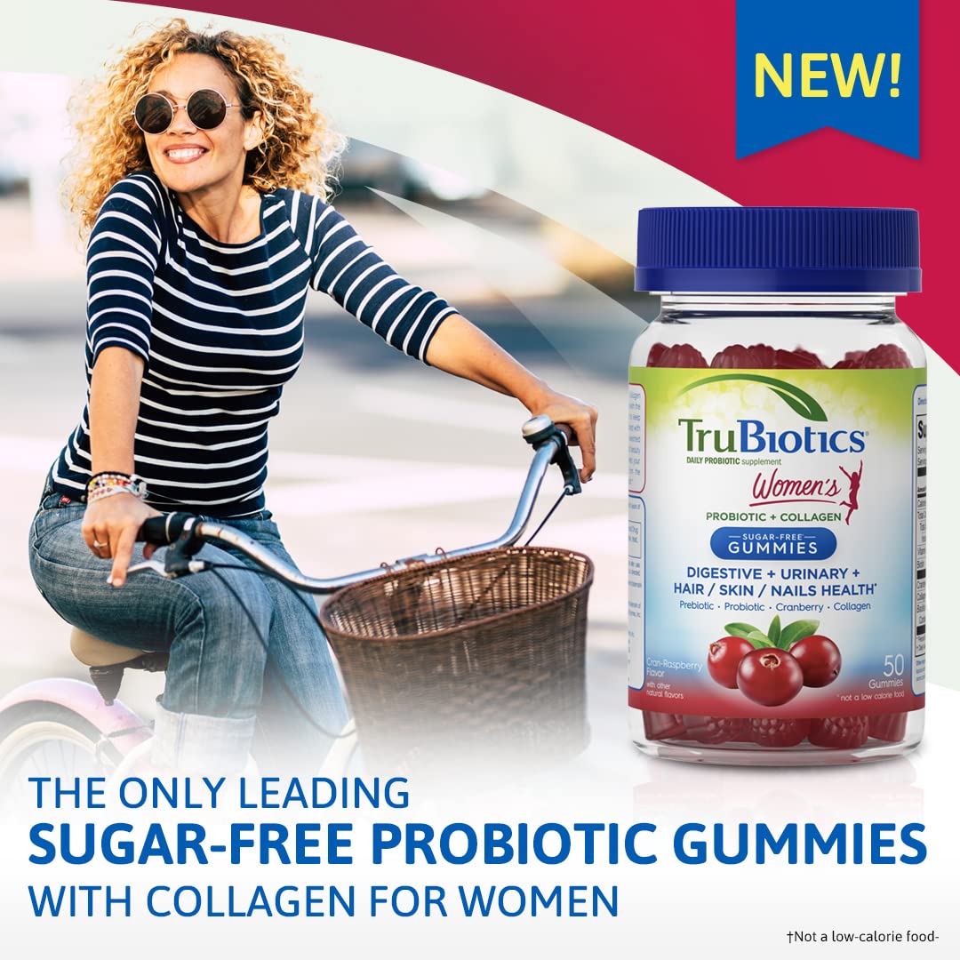 TruBiotics collagen gummies supporting hair, skin, and nails