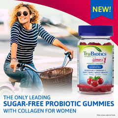 TruBiotics collagen gummies supporting hair, skin, and nails