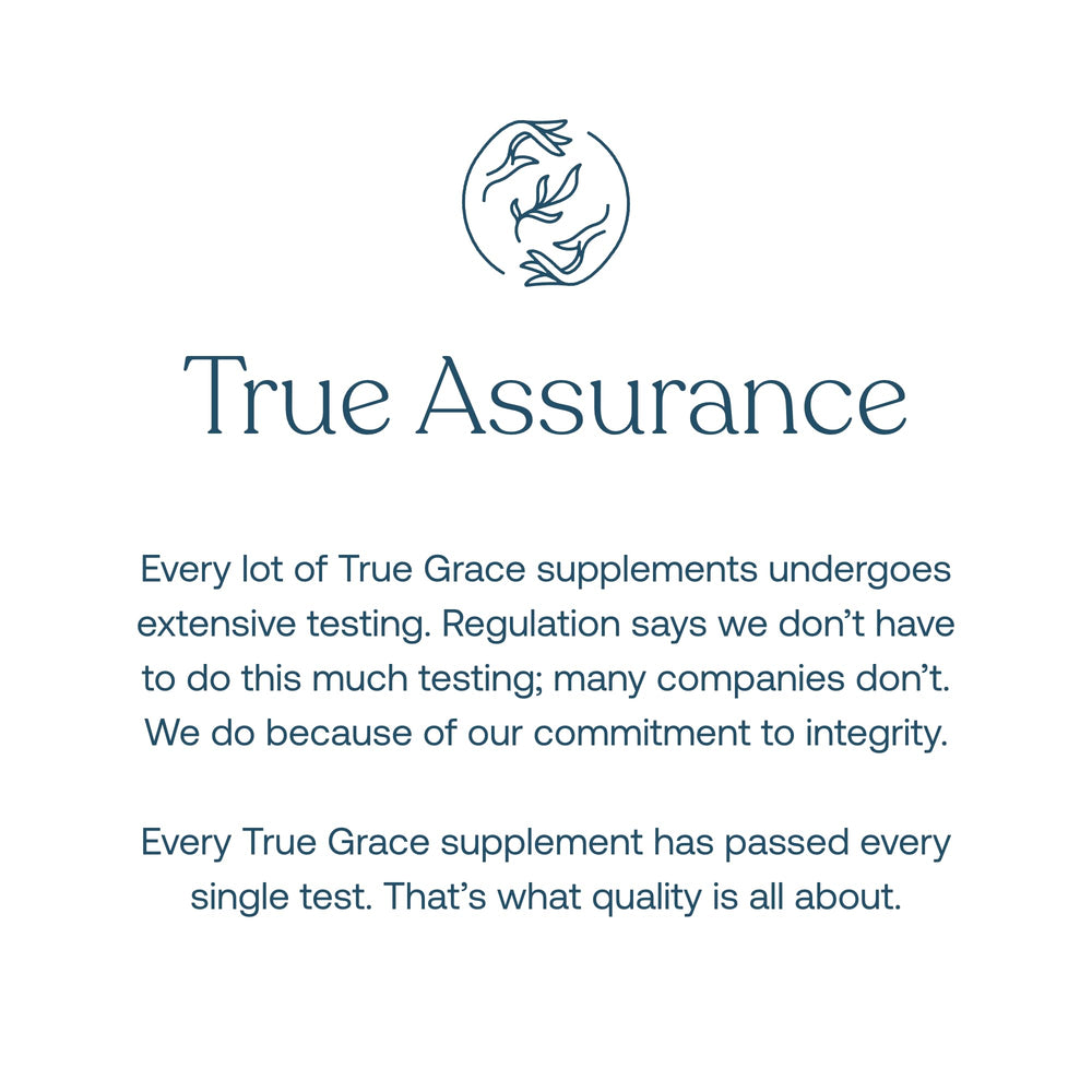 True Grace carbon-neutral packaging and program logos