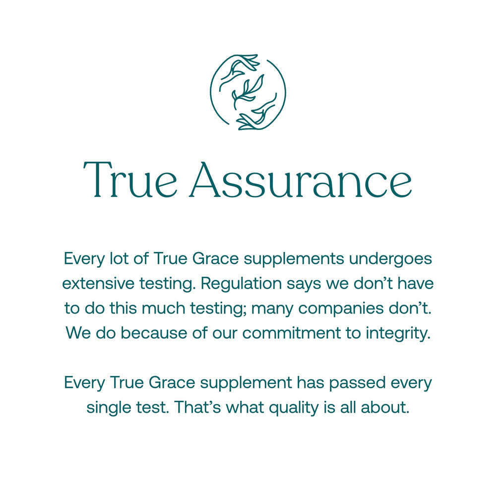 True Grace Omega-3 visual with immune support cues highlights immune system support potential