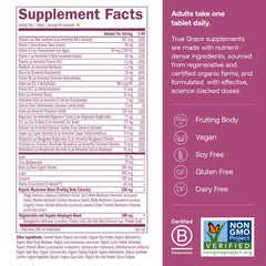 True Grace One Daily tablets close-up showing fermented minerals for absorption