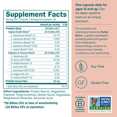 True Grace probiotic capsules illustrating daily use and dosage