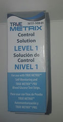 TRUE METRIX botella de solución de control Nivel 1 para verificación de precisión del glucómetro