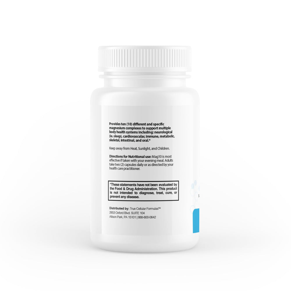 True Cellular Formulas Mg10X storage guidance to protect efficacy from heat