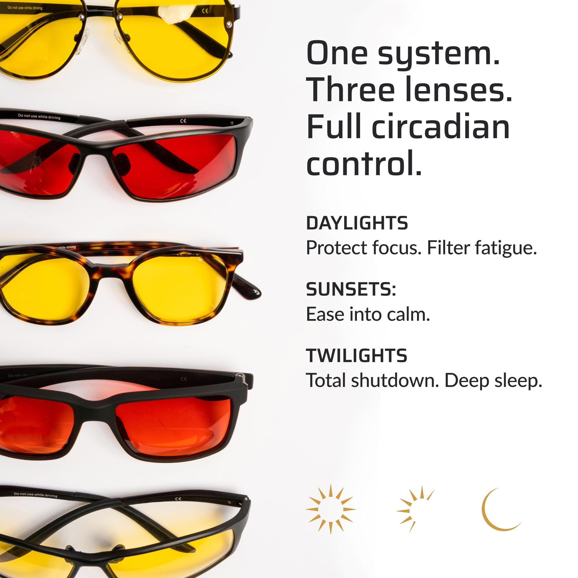TrueDark Daylights Amber Elite color tone under ambient lighting