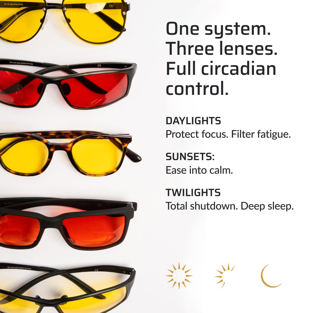 TrueDark Daylights Amber Elite color tone under ambient lighting