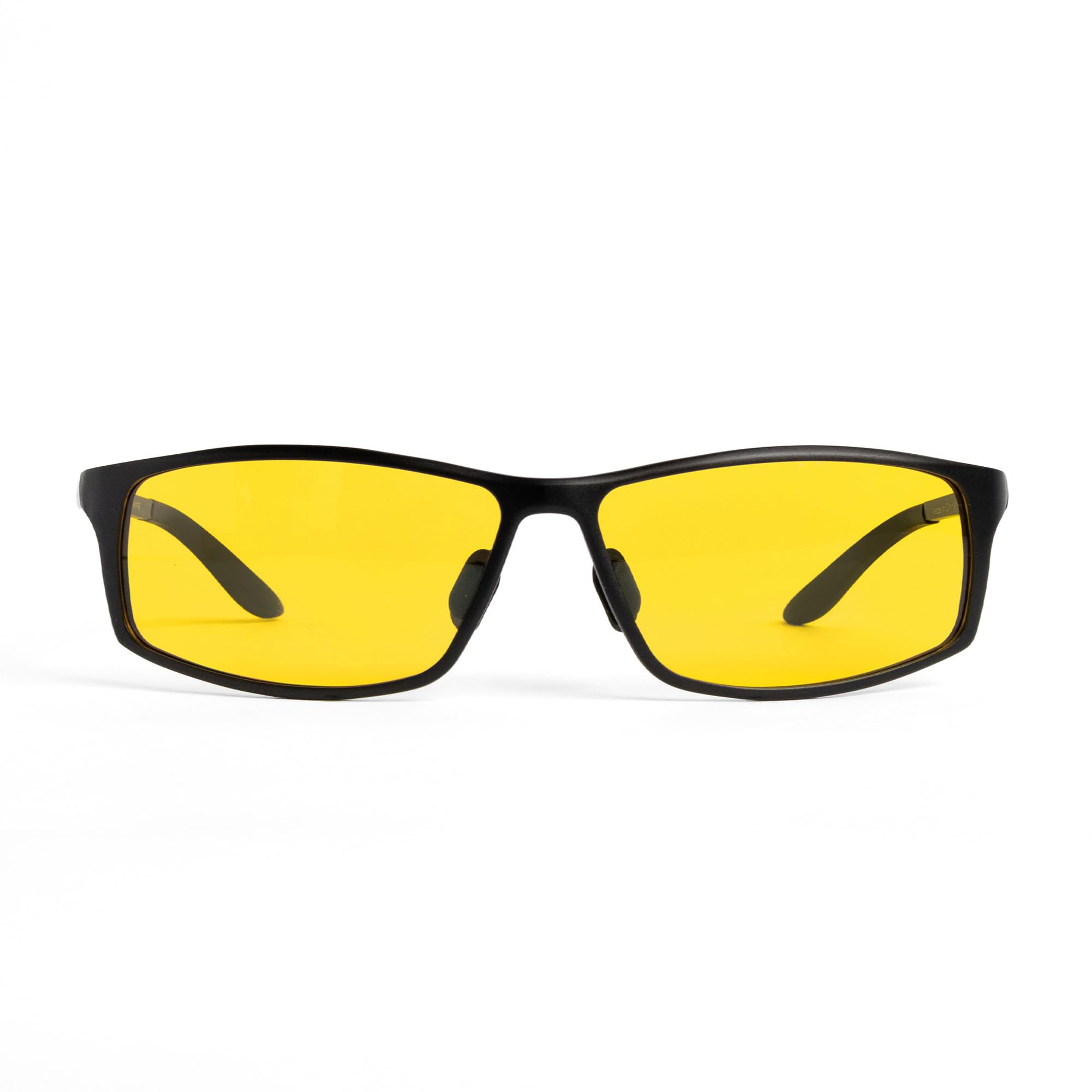 TrueDark Daylights Amber Elite glasses front view with daytime light filtering for clarity