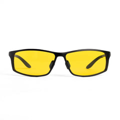 TrueDark Daylights Amber Elite glasses front view with daytime light filtering for clarity