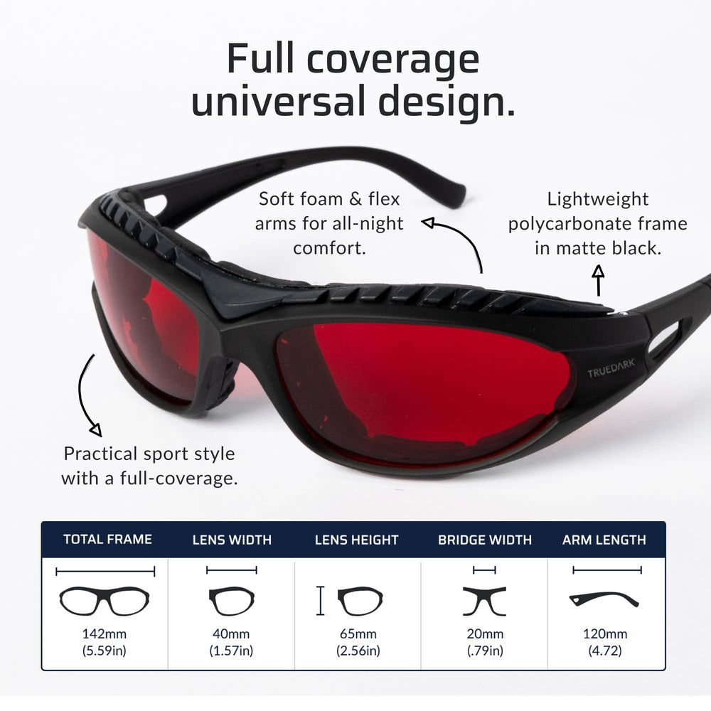 TrueDark Twilights Classic frame detail emphasizes polycarbonate strength