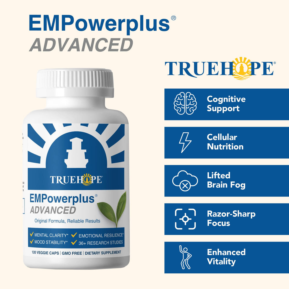 Truehope EMPowerplus packaging front view for product recognition