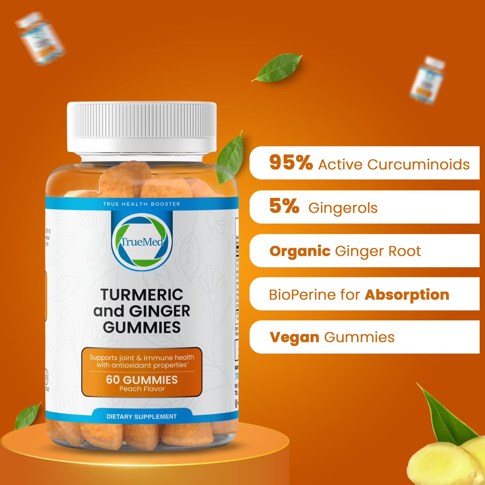 TRUEMED gummies fit daily routine in easy two-per-day portions