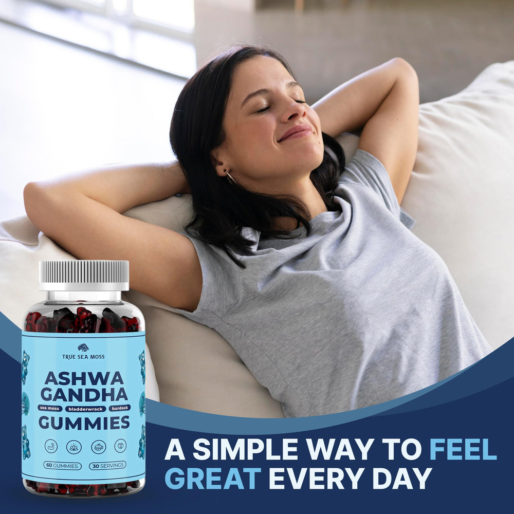 TrueSeaMoss gummies packaging showing family-friendly wellness option.