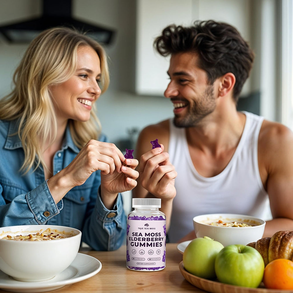 TrueSeaMoss travel-friendly pack designed for on-the-go wellness.