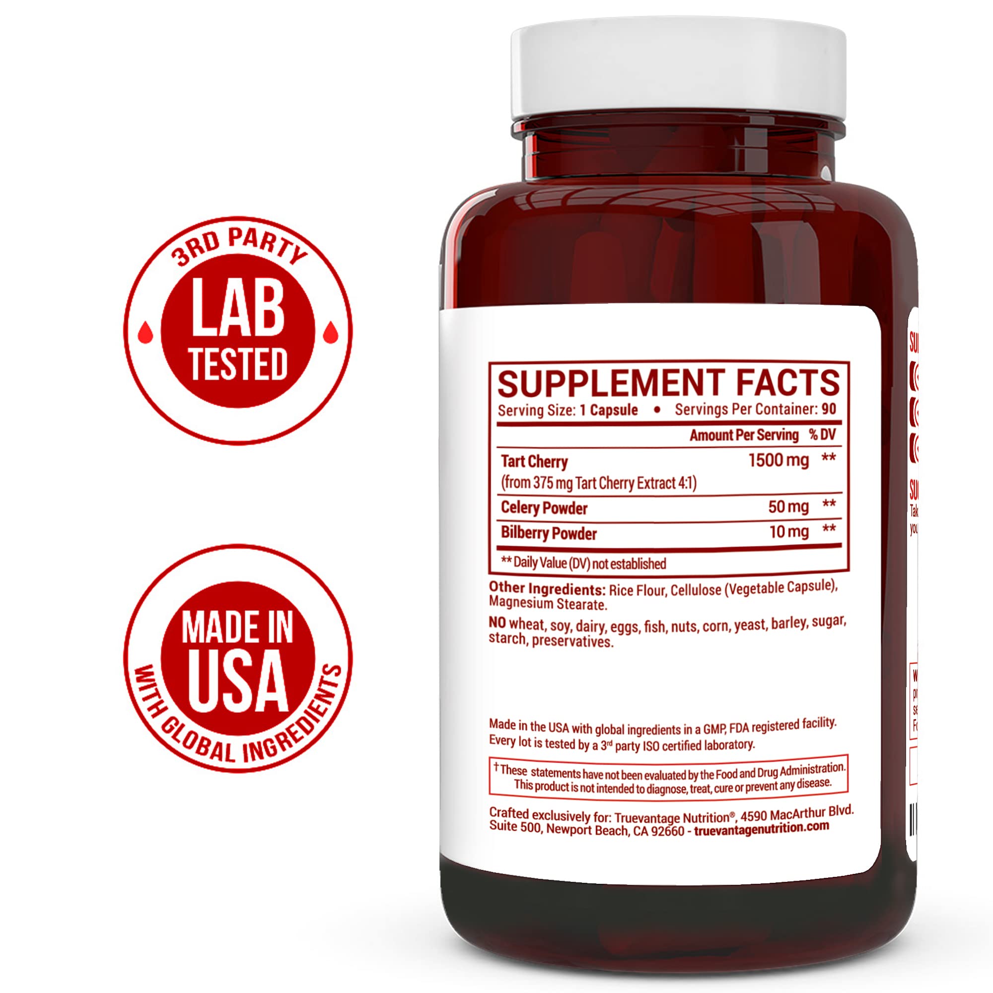 Truevantage Nutrition bilberry focus image highlighting antioxidant defense