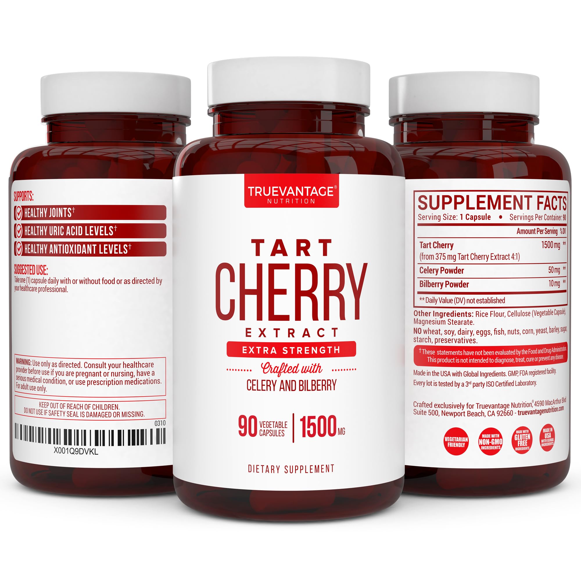 Truevantage Nutrition joint support and uric acid benefits concept image
