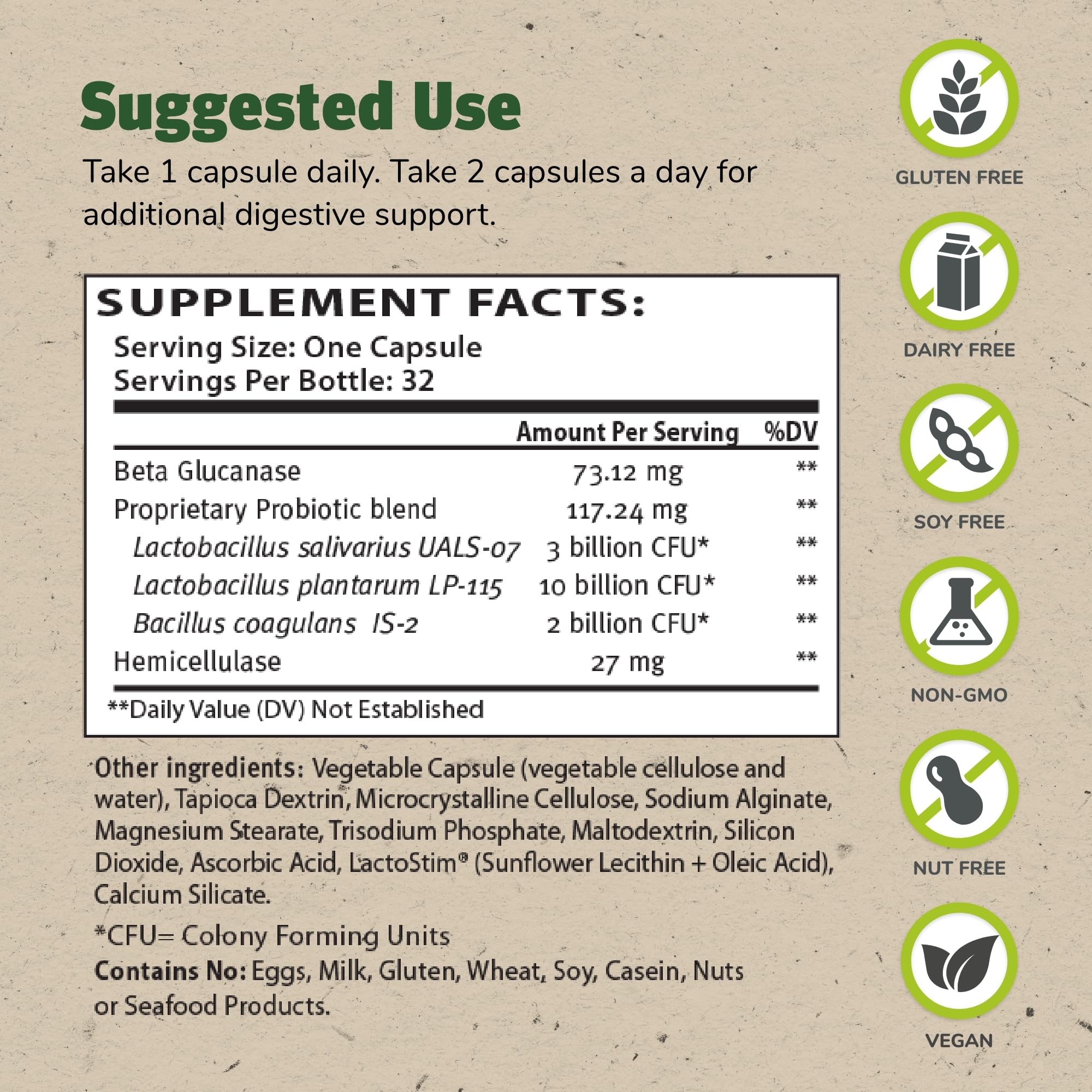 TruFlora capsules close-up emphasizing easy daily use.