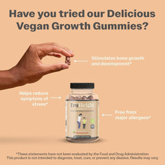 TruHeight Growth Gummies being taken by a child during snack time for routine intake.