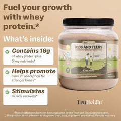 Glass with mixed TruHeight shake ready to drink for convenient nutrition.