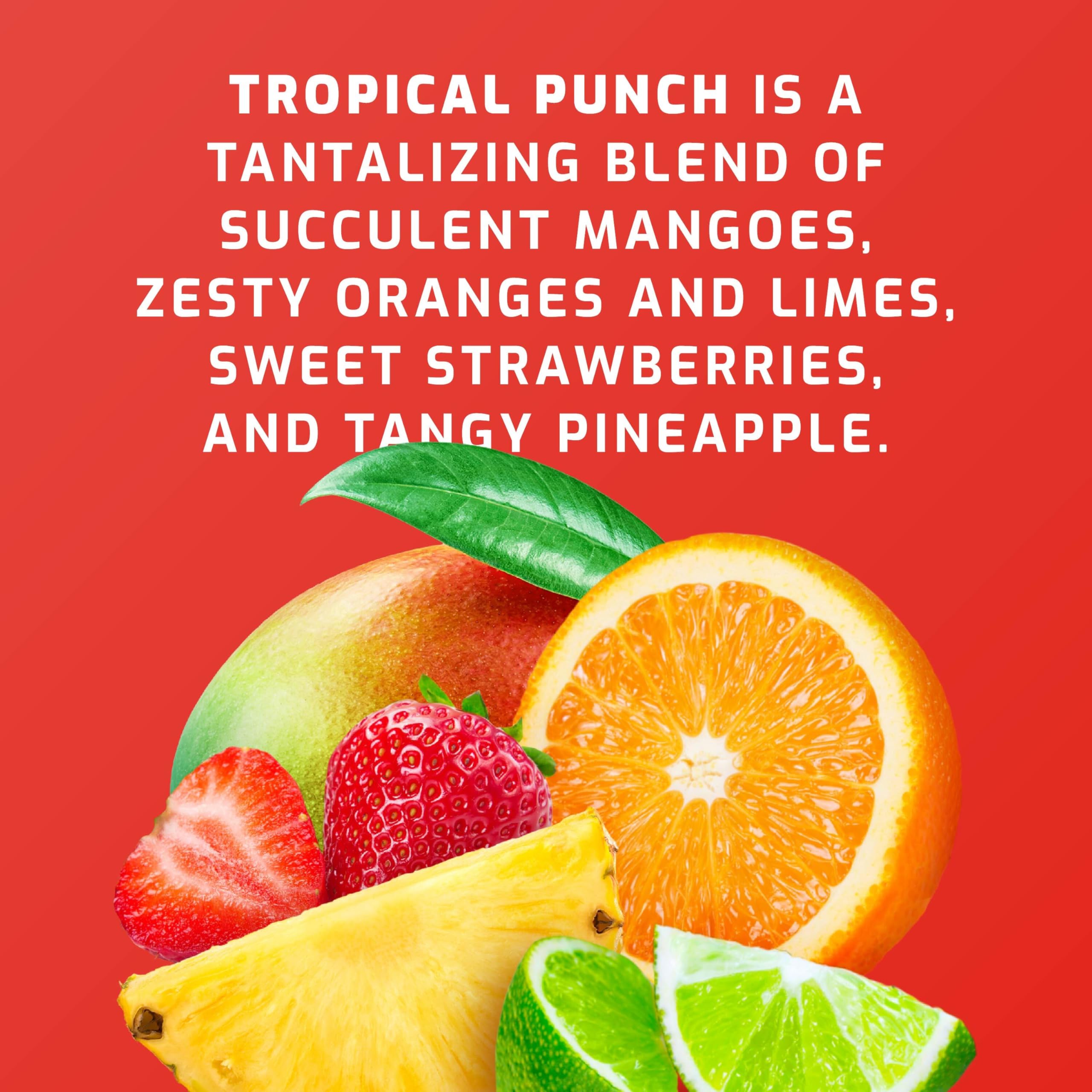 Ingredients panel of TRULABS Hydrate + Detox Tropical Punch showcasing vitamins and minerals