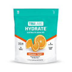 TRULABS Hydrate Orange Twist bottle with on-the-go hydration in mind