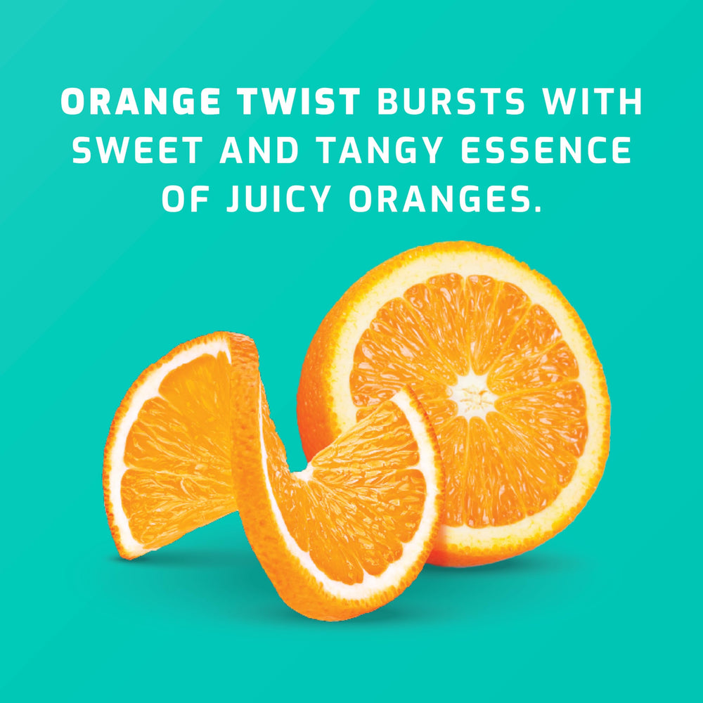 Hydrate Orange Twist in a gym bag for workouts