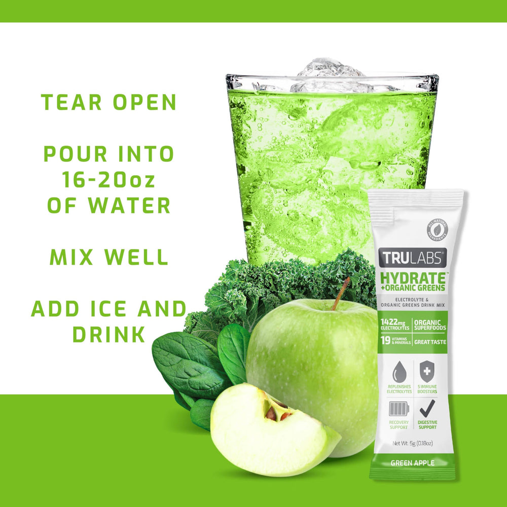 TRULABS Monk fruit sugar-free sweetener for clean tasting hydration.