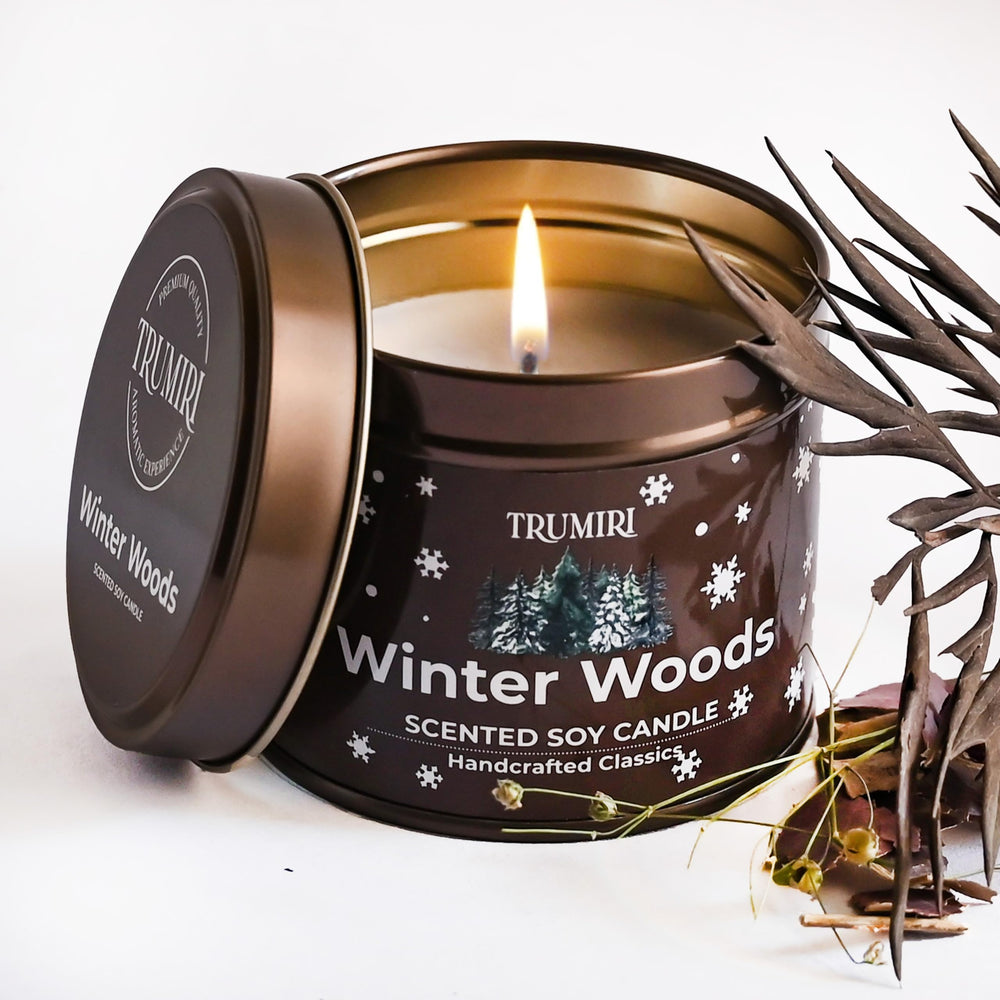 TRUMIRI Winter Woods: fragancia envolvente para fiestas navideñas.