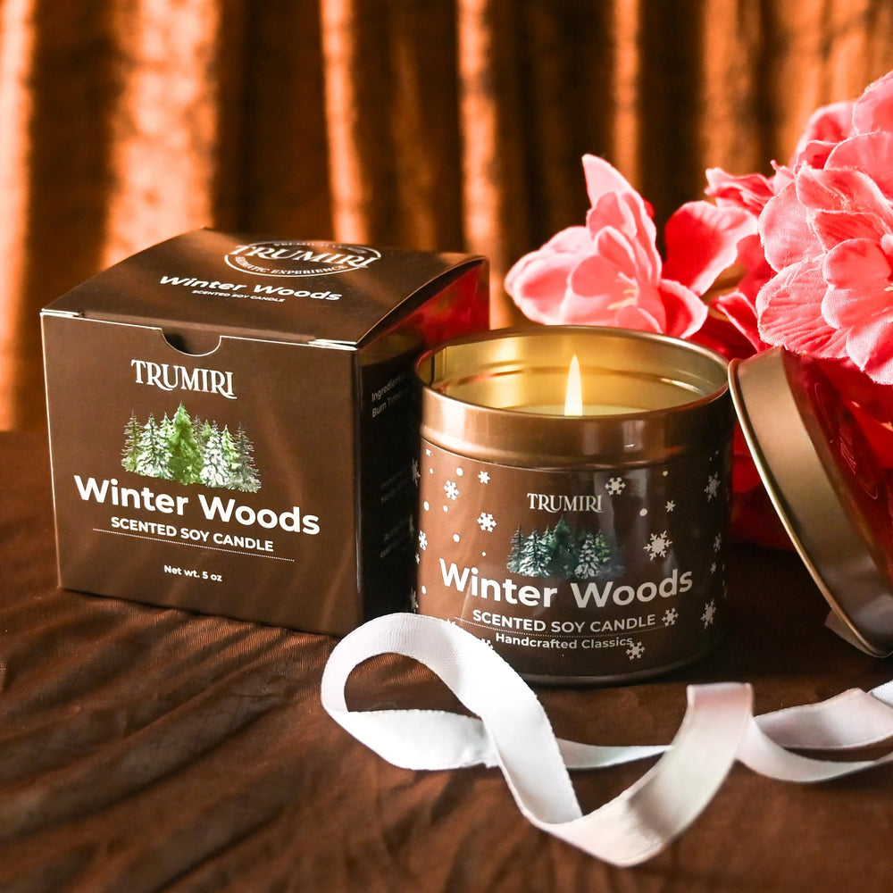 TRUMIRI Winter Woods: vela de soja para meditaciones aromáticas.