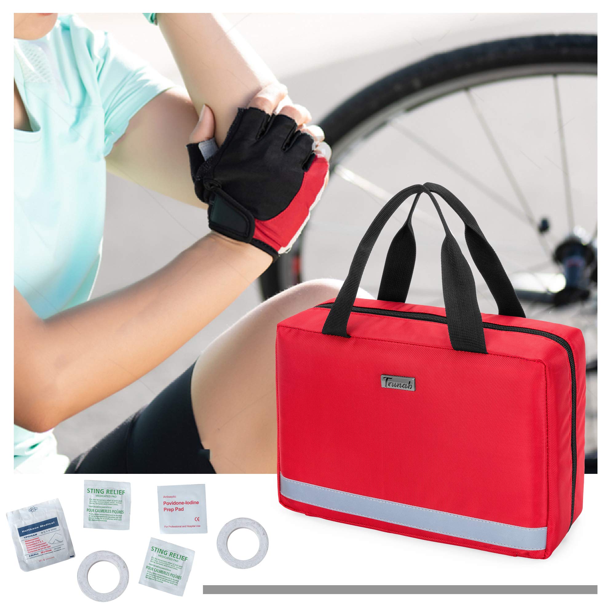 Trunab customizable first-aid kit bag lets you tailor supplies.