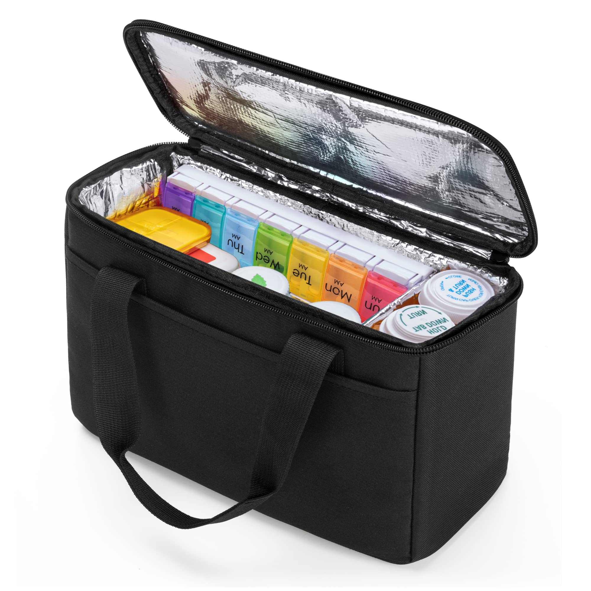 Trunab first aid bag compact with detachable dividers for flexible organization.