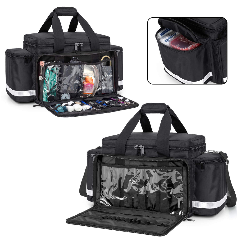 Trunab first aid bag front compartments keep tools neatly within reach