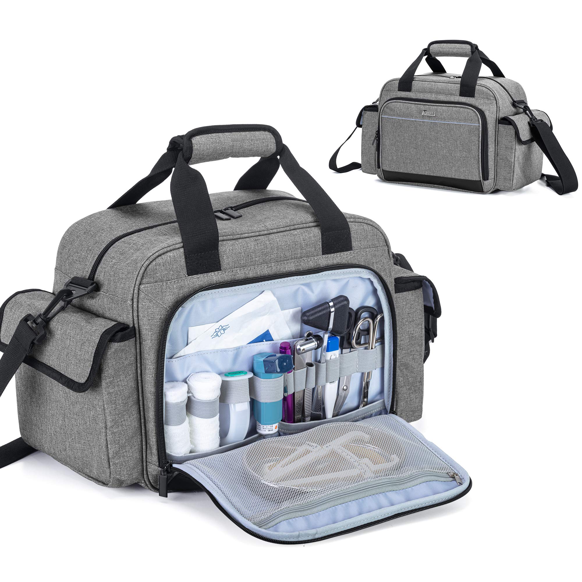 Trunab nurse bag portable design fits car or motorcycle trips.
