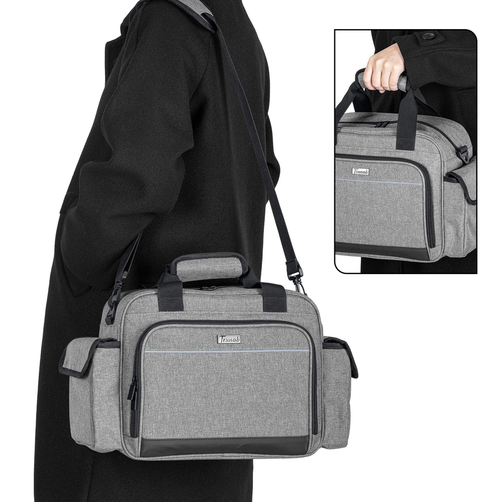 Trunab nurse bag reflective strip helps locate the bag in low light.