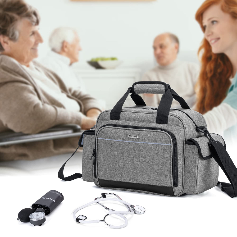 Trunab nurse bag durable carrying handle for quick grab.