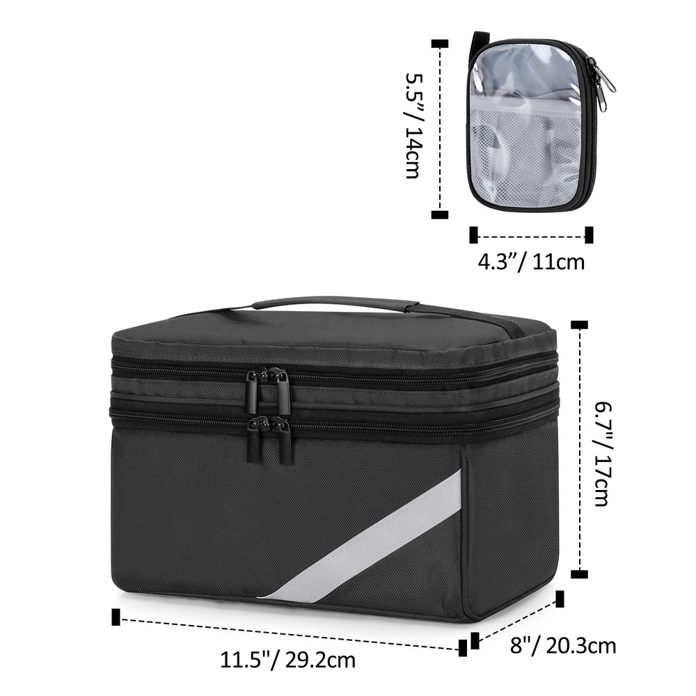 Trunab transparent pouch for quick inspection of precious supplies.