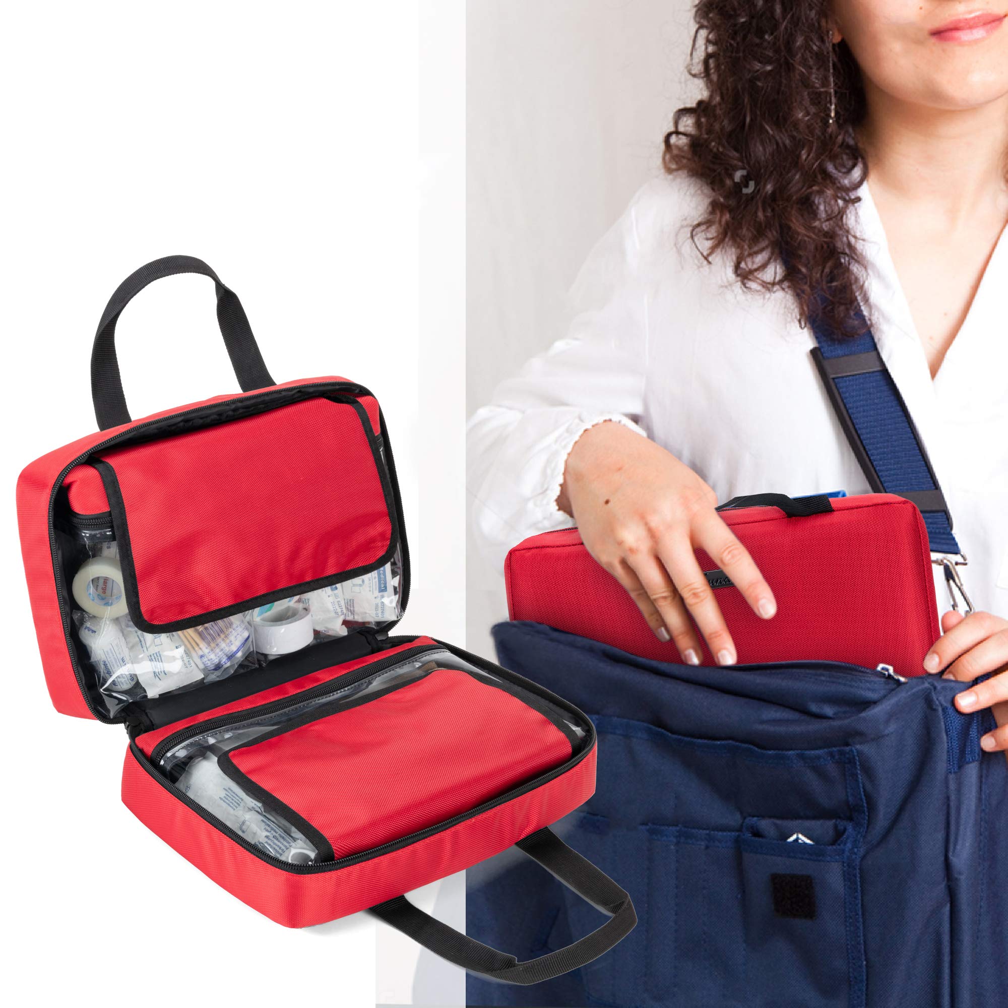 Trunab water-resistant nylon protects contents during outdoor use.