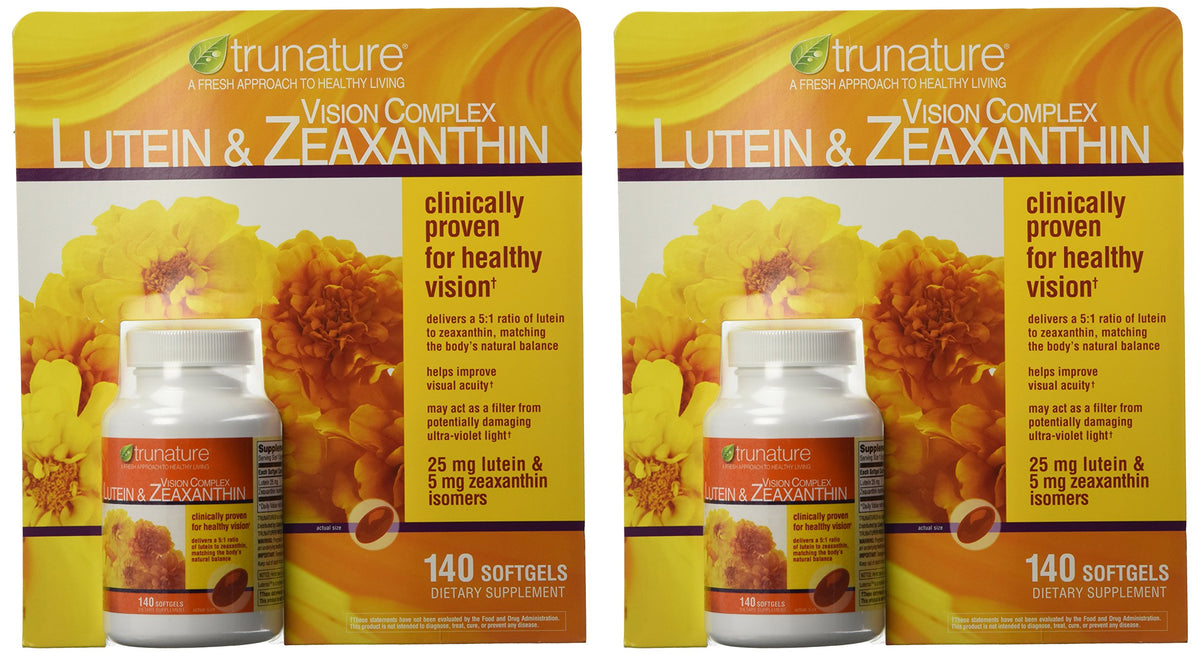 TruNature Vision Complex bottle front showcases the label for daily eye support